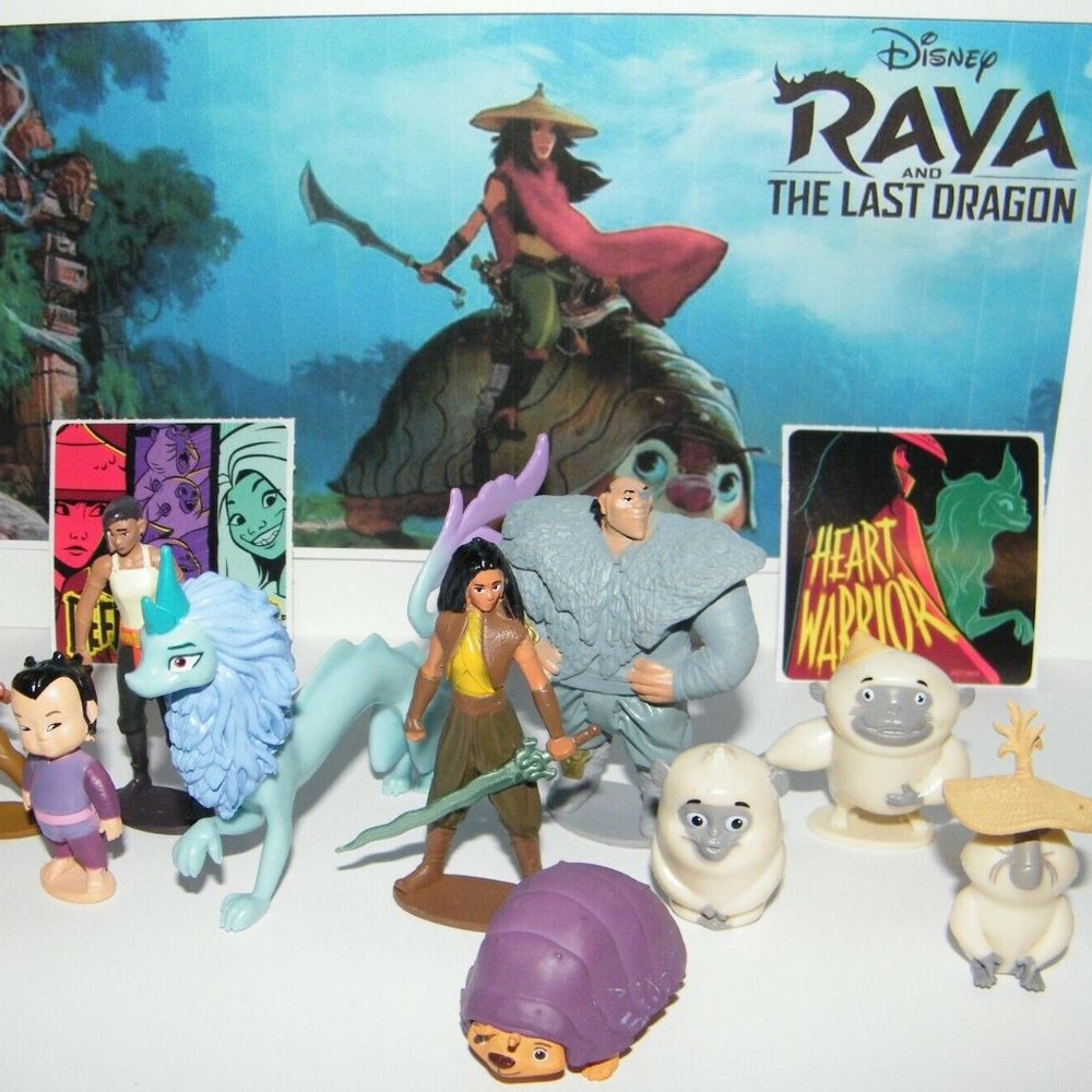 Disney Raya and the Last Dragon Movie Party Favors Set of 12 Fun Characters